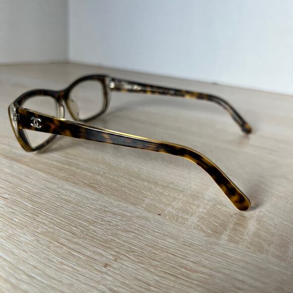 Chanel 3162 c.763 Eyeglasses Tortoise Shell Frame 51-16-135 Made in Italy - Picture 7 of 8
